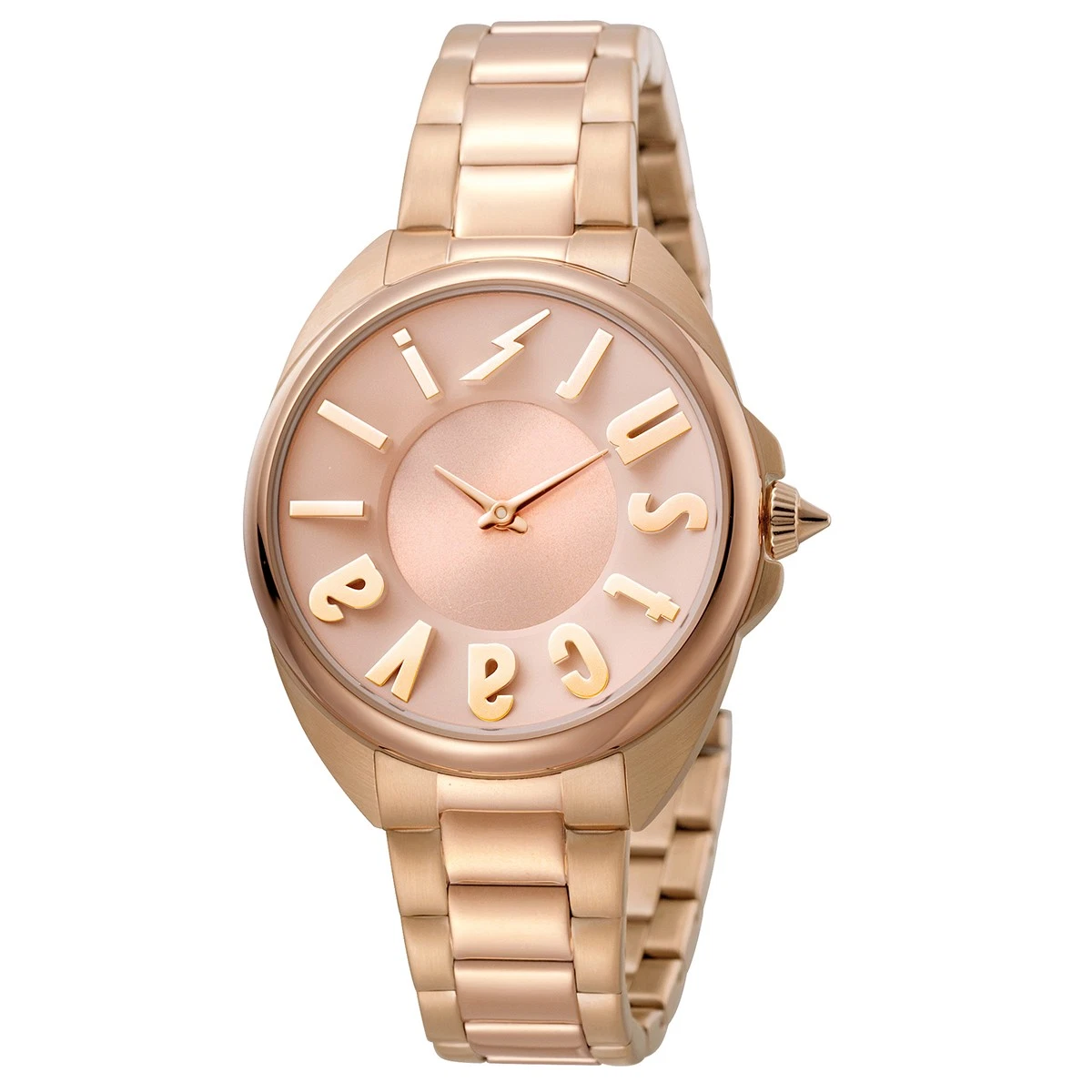 Just cavalli women Watch Rose Gold Quartz-JC1 L099M0075 New Just Cavalli Signature Snake Viperized Rose Gold Silver Grey  main image 4