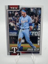 2026 Topps Celebration JONAH HEIM Walk This Way SSP Case Hit #78 Rangers 🔥