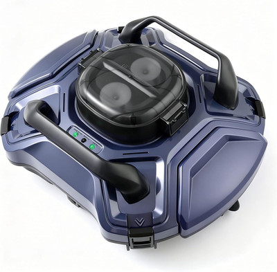 Cordless Pool Vacuum for above Ground & Inground Pools, 120 Min Runtime Robotic