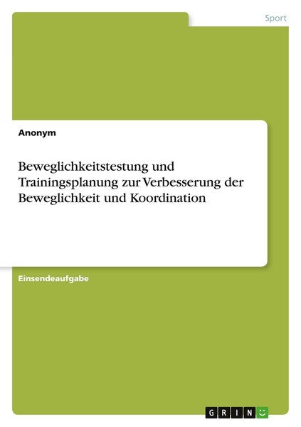 Beweglichkeitstestung Und Trainingsplanung Zur Verbesserung Der Beweglichkeit Un-image