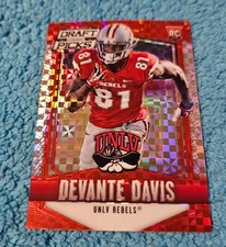 2015 Panini Prizm Draft Picks Rookie Devante Davis UNLV Red Power #176