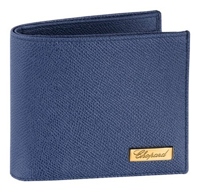 Chopard Il Classico Blue Leather Unisex Wallet 95012-0183