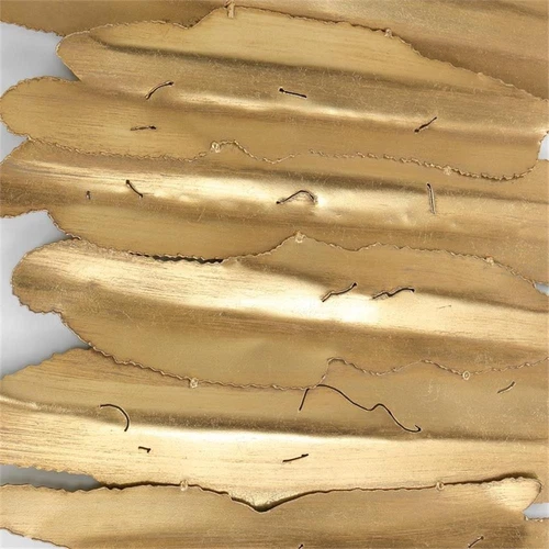 Uttermost Lev Contemporary Iron Metal Wall Decor in Antique Gold/White - Picture 5 of 8