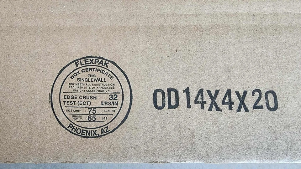 Shipping Packing Boxes 20x14x4" Corrugated Cardboard Cartons Box 32ECT 10 COUNT - Image 2 of 4