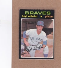 1971 O PEE CHEE BASEBALL HOYT WILHELM #248 BRAVES EX *A41383