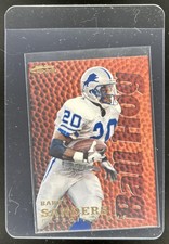 1996 Pinnacle Action Barry Sanders Ball Hog #4 Lions