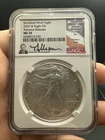 2022W- American Silver Eagle- NGC- Ms70-Advance Releases- Thomas J. Uram