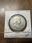 1948 P Silver Benjamin Franklin Half Dollar First Year Coin