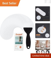 Anti-Slip Bathroom Stickers with Scraper, 12 PCS   Peace of Mind for Families
