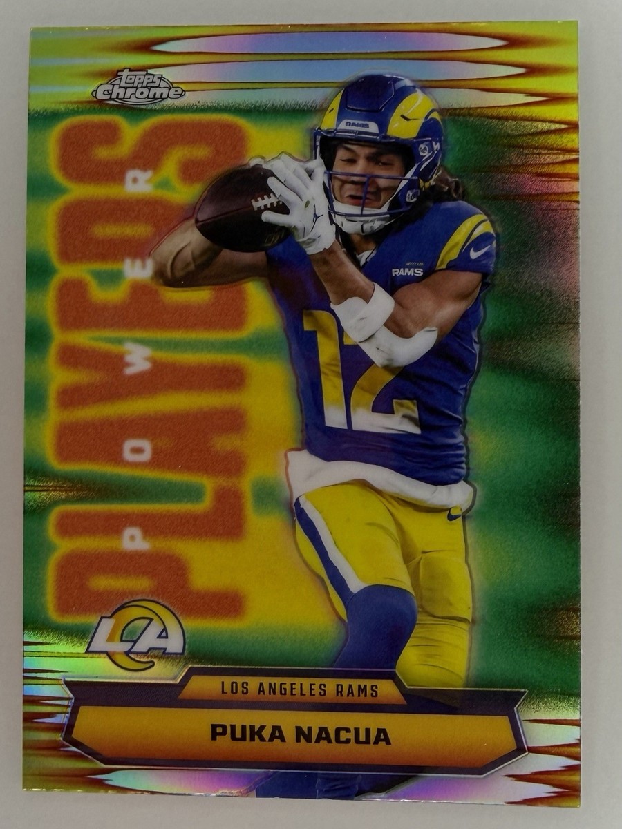 2025 TOPPS CHROME POWER PLAYERS PP24 PUKA NACUA RAMS REFRACTOR | eBay