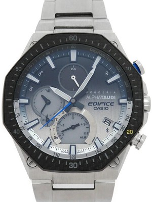 Casio EDIFICE Scuderia AlphaTauri EQB-1100AT-2AJF Men's Solar Quartz Black Japan
