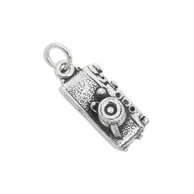 TheCharmWorks Sterling-Silber Kamera Fotoapparat CharmAnhänger | Camera Charm