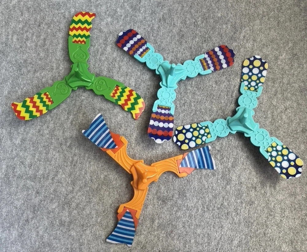 4 Kreisel aus Überraschungseier