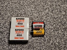 35mm Film Joblot Ilford XP2 Super 400 & Kodak Gold 200