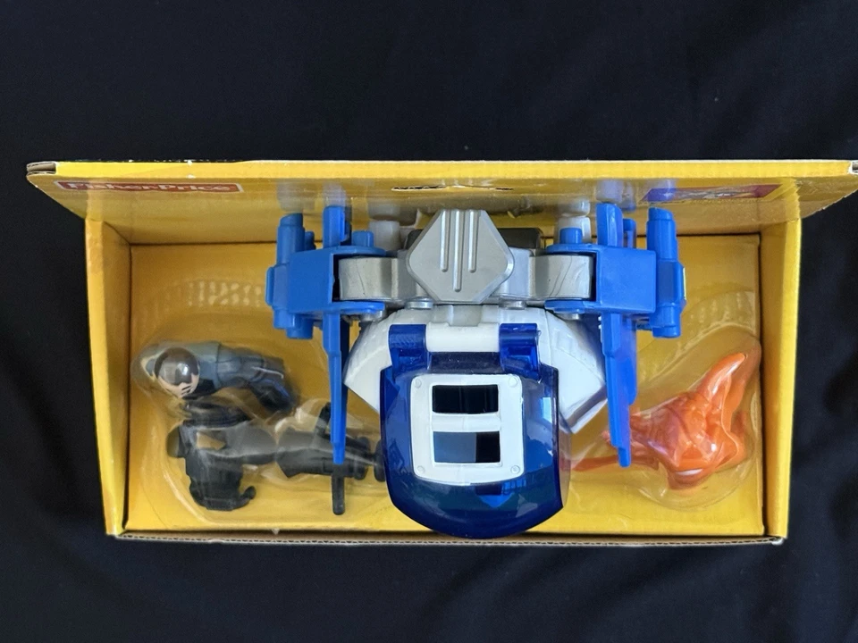 NEW RARE Imaginext Spaceship Helicopter Vehicle Fisher Price Target Exclusive - Image 3 of 4