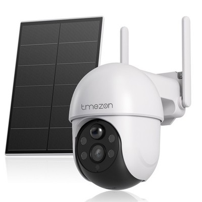 4MP WLAN Solar/Akku Kabellose WLAN Überwachungskamera Aussen PIR PTZ Kamera