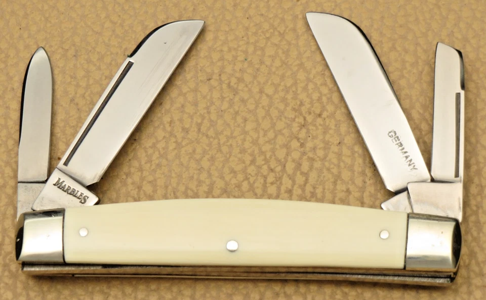 1990's MARBLES por Olbertz Solingen Alemanha - Faca para Congresso - Alças brancas - Imagem 3 de 4