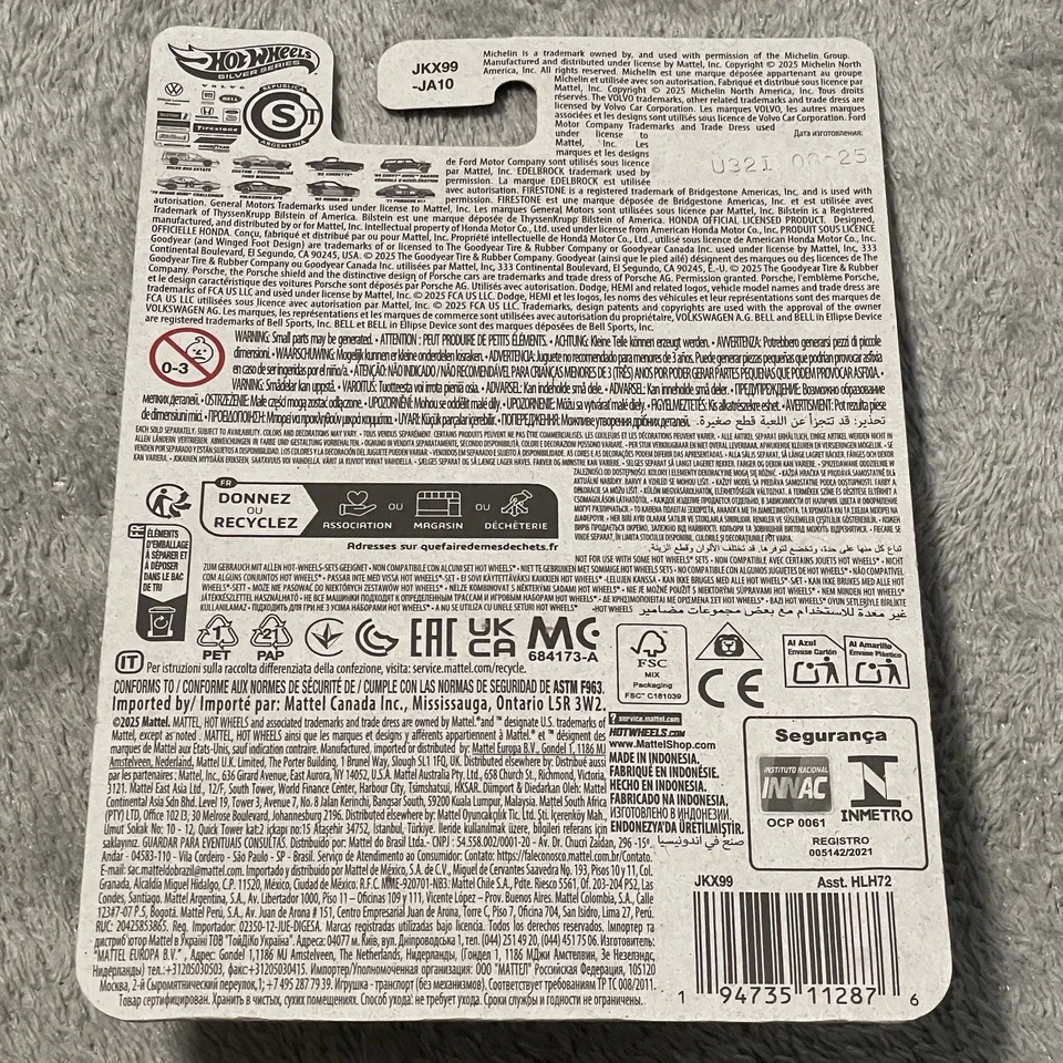 Hot Wheels '85 Honda CR-X Negro Naranja 2025 Neon Speeders 7/8 Chase Foto 2 de 4