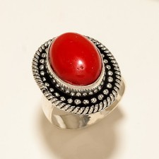 Coral Ring Silver Plated Fashion Jewelry SR3