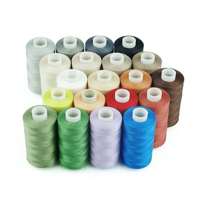 20 Colors All Purposes Cotton Quilting Thread 50wt 3 Plies for Piecing Sewing...