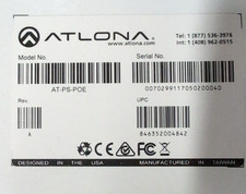 Atlona HDBaseT Mid-Span Power Supply AT-PS-POE