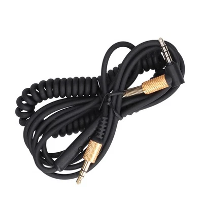 Câble de remplacement pour câble enroulé casque 3,5 mm avec contrôle du volume pour - Photo 1/4