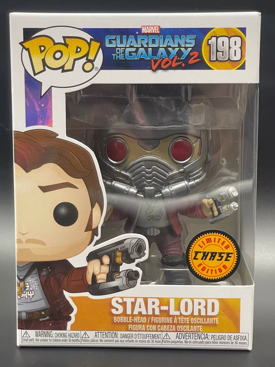 Funko Pop! Star-lord CHASE #198 Guardians Of The Galaxy 2