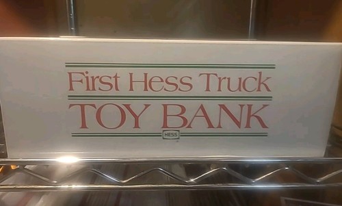1980 Hess Oil Toy Gasoline Delivery Truck Hong Kong "FIRST HESS TRUCK TOY BANK" - Bild 3 von 6