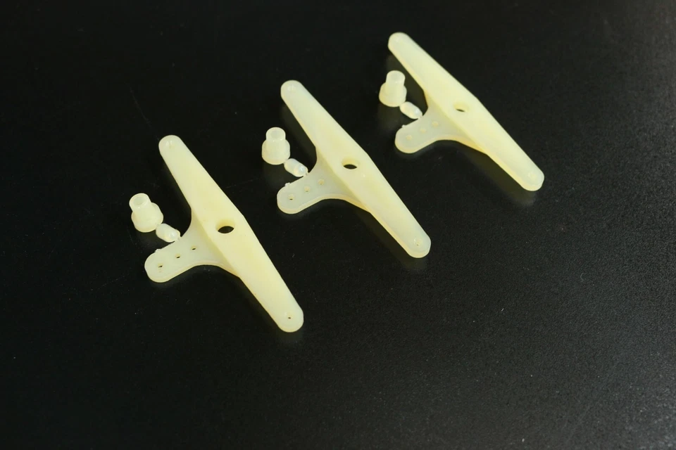 Brodak 3" DuPont Zytel Nylon Bellcrank U-Control BB-388, Price is for Three, NEW - Image 2 of 4