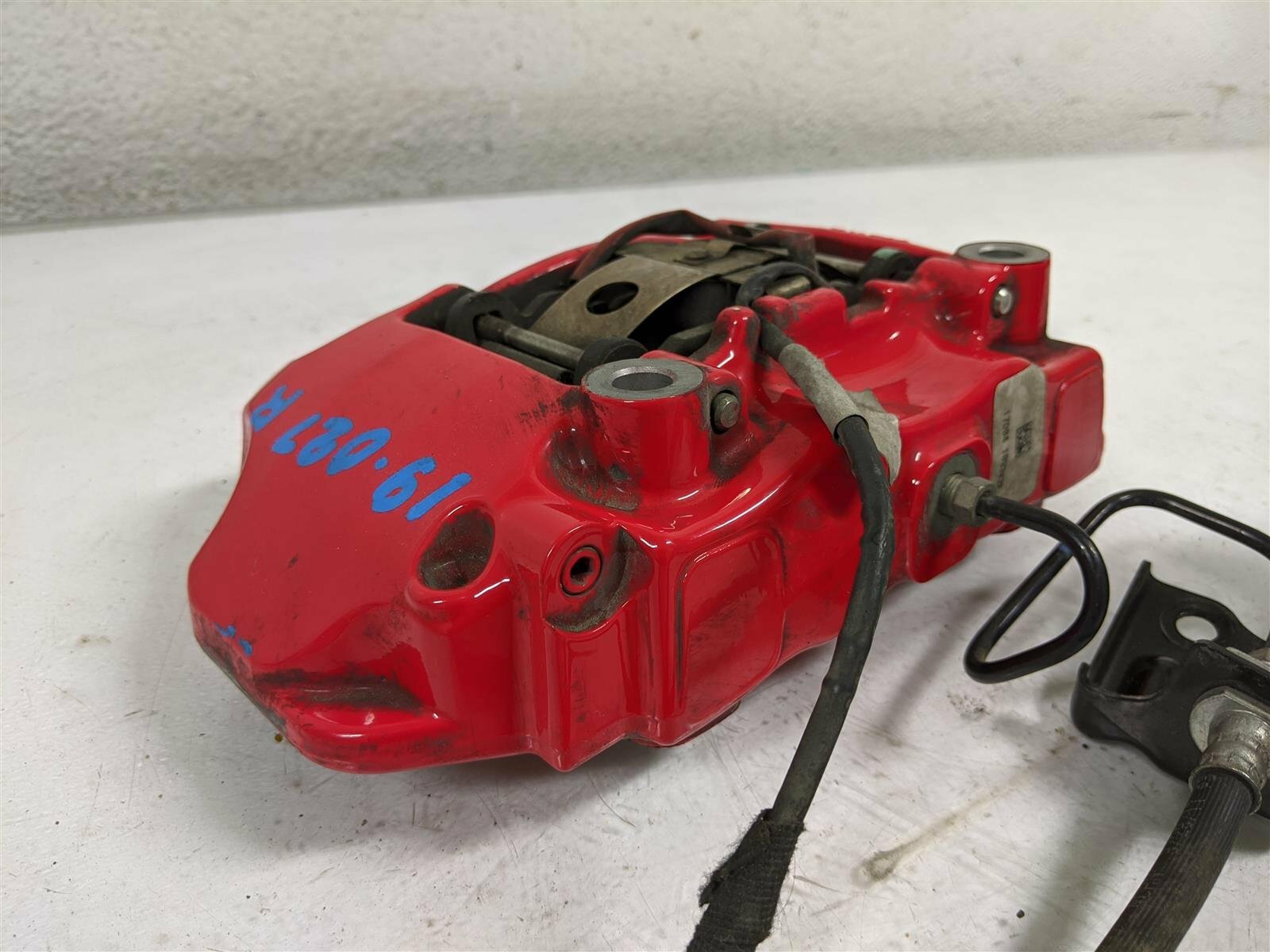 17 18 19 20 Acura Nsx Fif Rear Right Passenger Brake Caliper 43018-T6n-A21 Red