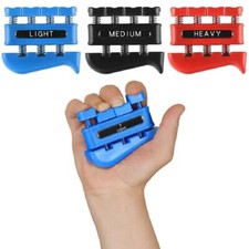 3 Pack Finger Strengthener - Exerciser for Forearm and Hand Grip Workout Equi...
