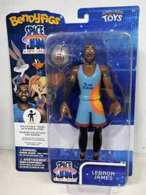 Space Jam A New Legacy Series 1 Bendyfigs 7'' LeBron James Figure - NEW