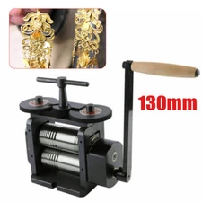 130mm Manual Rolling Mill Machine,Wire Flat Pattern Sheet Metal Jewelry Tool