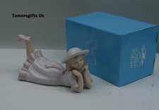 Day Dreaming Girl Annie Rowe Porcelain Figures By Leonardo Collection Bnew