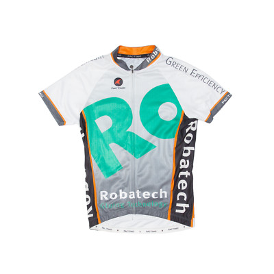 Pactimo Radtrikot Full Zip Herren weiß S
