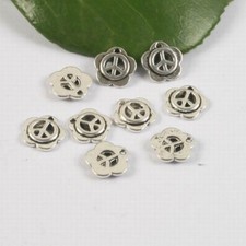 18pcs Tibetan silver peace symbol pendant h0618
