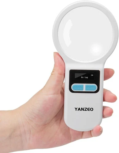 Pet Microchip Scanner Animal Dog Cat ID Tag RFID Chip Reader - Picture 1 of 7