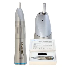 Lanjing Dental Slow Speed Straight Handpiece Ti-MAX Nose Cone 1:1 E Type NSK X65