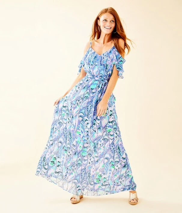 Zadie maxi top dress lilly pulitzer