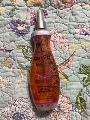 Got2b Kinkier Double Curling Powder Spray Gel Gloss n Define 9 oz With Bonus