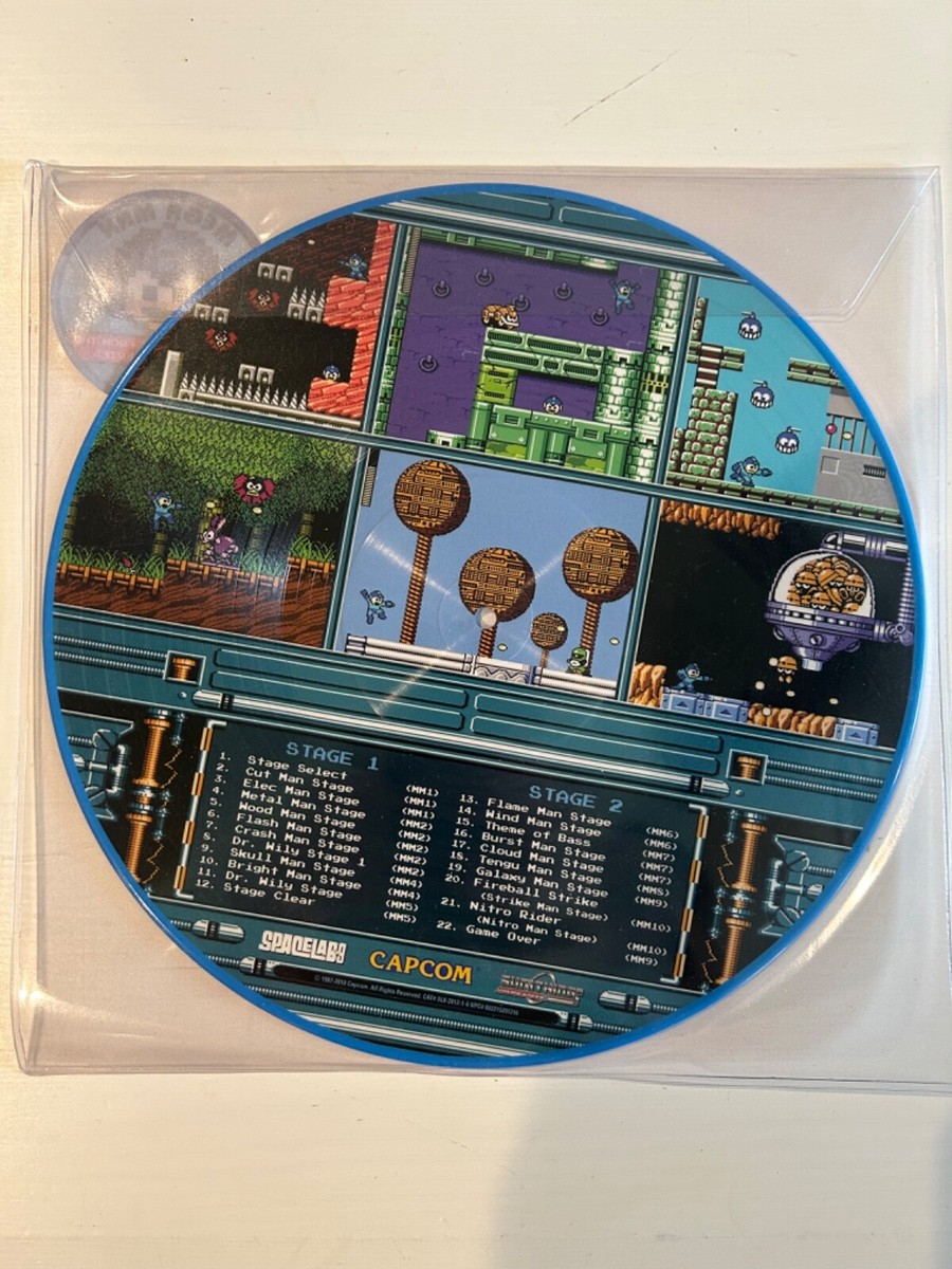 Mega Man “Best of Mega Man 1-10” picture disc LP (Spacelab9