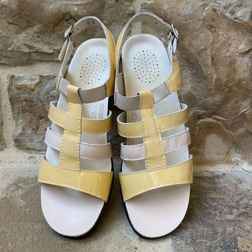 ebay yellow sandals
