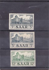 TIMBRES SARR avec belle variété de nuance 5f neufs
