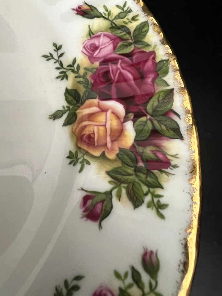 Plato Royal Albert Old Country Roses Para Madre Con Amor 8" Regalo Día de la Madre Foto 3 de 4