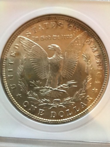 * Gold Toned 1881 Morgan Silver Dollar * - Picture 9 of 12