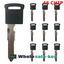 LOT OF 10 Uncut Emergency Key Blank Blade Insert for SUZUKI KBRTS003 ID46 CHIP