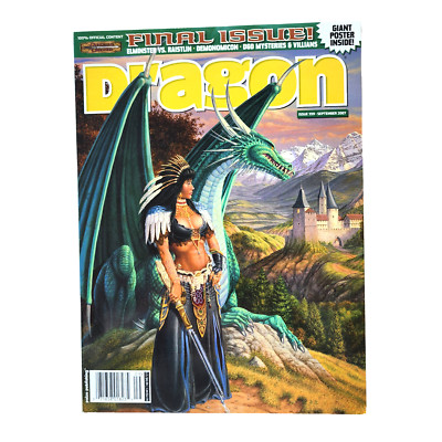 Dragon Magazine Final Issue 359 September 2007 No Poster Paizo Publishing