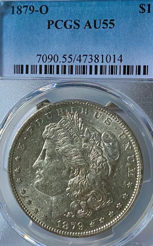 1879-O AU55 PCGS New Orleans Mint Morgan Silver Dollar