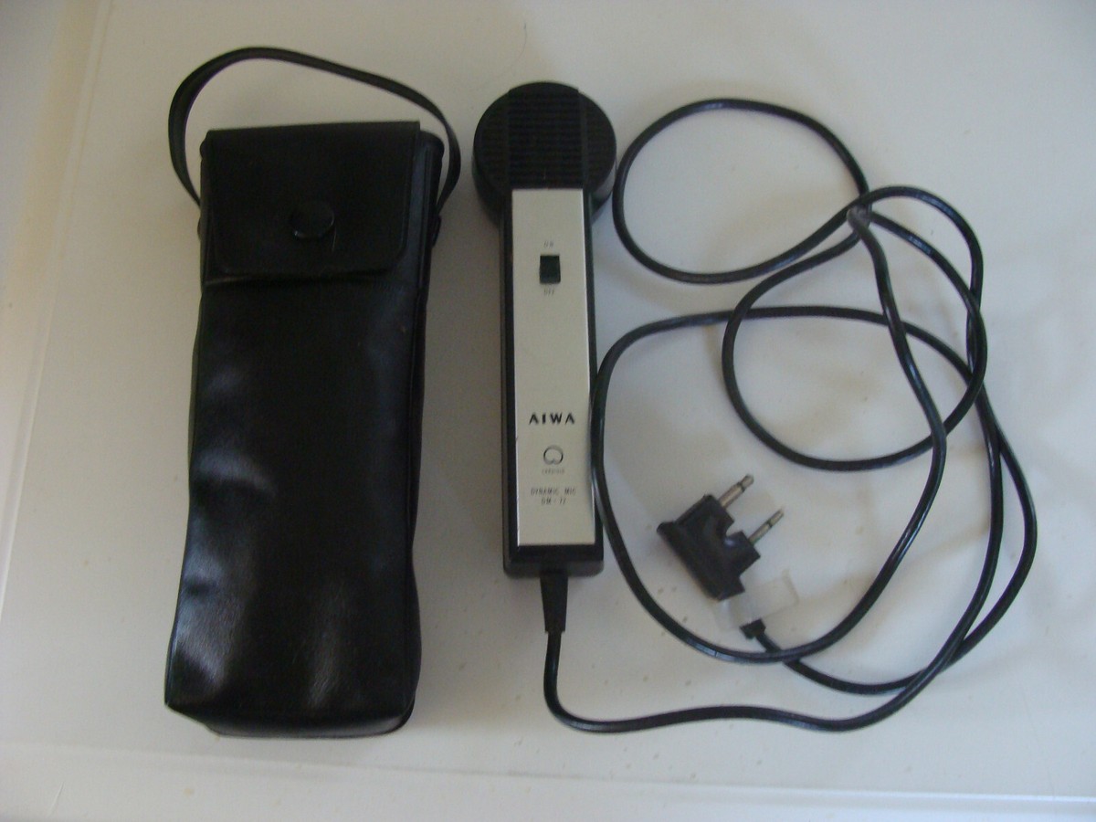AIWA Cardioid Dynamic DM-72 Microphone w/ case | eBay