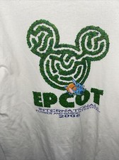 Disney World Epcot 2005 International Flower And Garden T shirt Size Medium HTF
